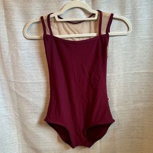 Burgundy Yumiko Leotard